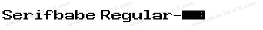 Serifbabe Regular字体转换
